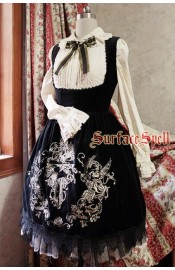 Surface Spell Gothic Judgement Day Embroidery Underbust JSK